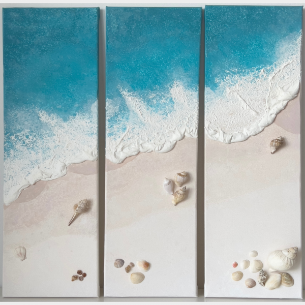 Seashore triptych